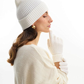 Шапка Bernard, молочно-белая (ванильная)