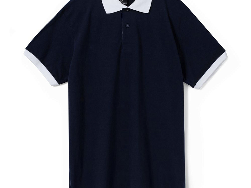 Рубашка поло Prince 190, темно-синяя с белым