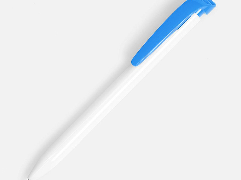 Ручка шариковая Favorite, белая с голубым