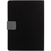 Ежедневник Boom, недатированный, черный с серым