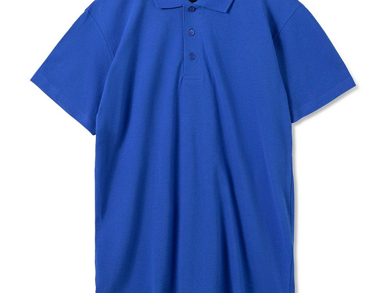 Рубашка поло мужская Summer 170, ярко-синяя (royal)
