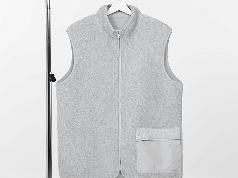 Жилет унисекс Oblako, светло-серый