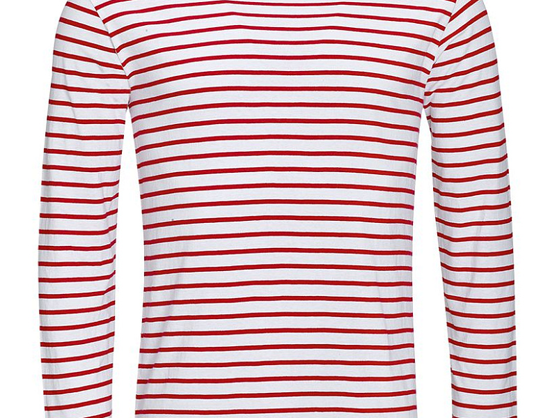 Футболка мужская Marine Men, белая с красным