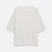 Футболка унисекс оверсайз T1, молочно-белая