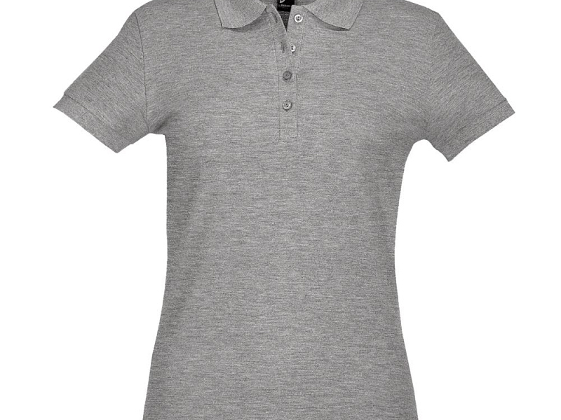Рубашка поло женская Passion 170, серый меланж