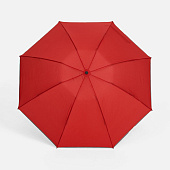 Зонт наоборот складной Futurum со светоотражающим кантом, красный
