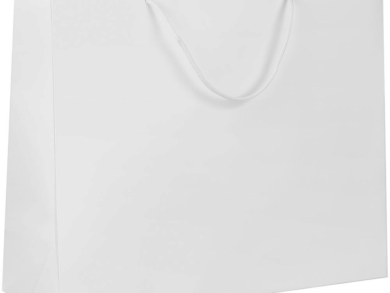 Пакет бумажный с ламинацией Lami Tote L, белый