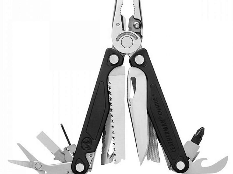 Мультитул Charge Plus, серебристо-черный