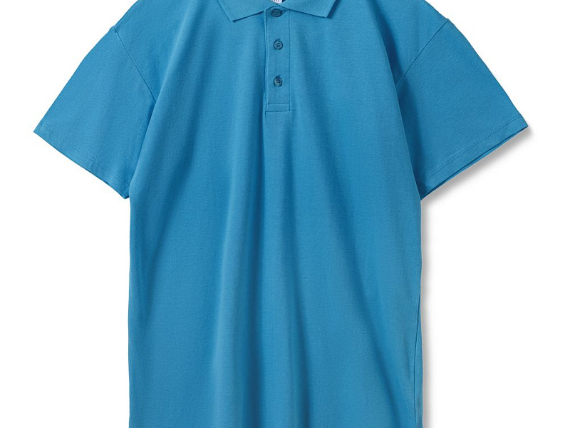 Рубашка поло мужская Summer 170, ярко-бирюзовая