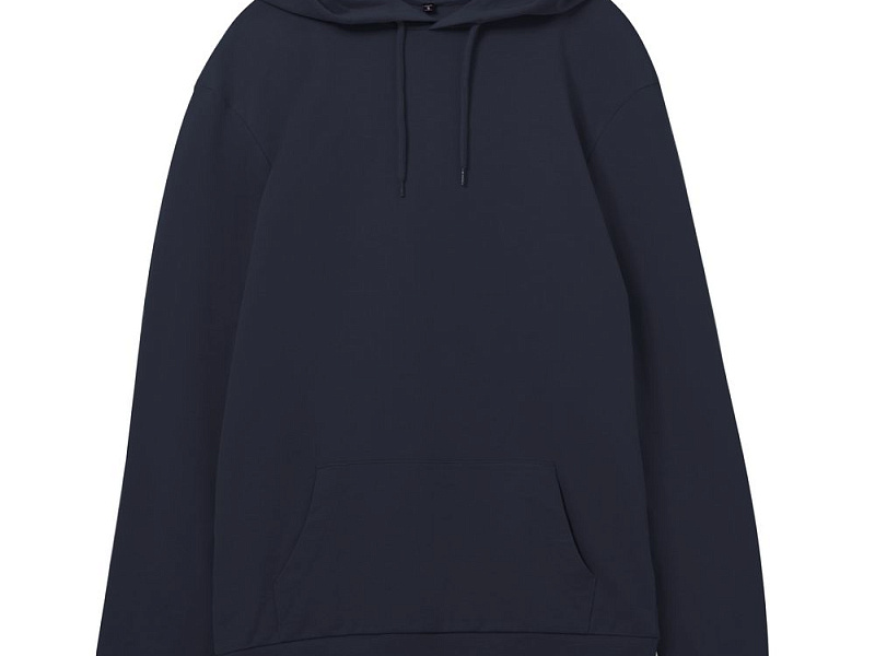Толстовка с капюшоном унисекс Hoodie, темно-синяя
