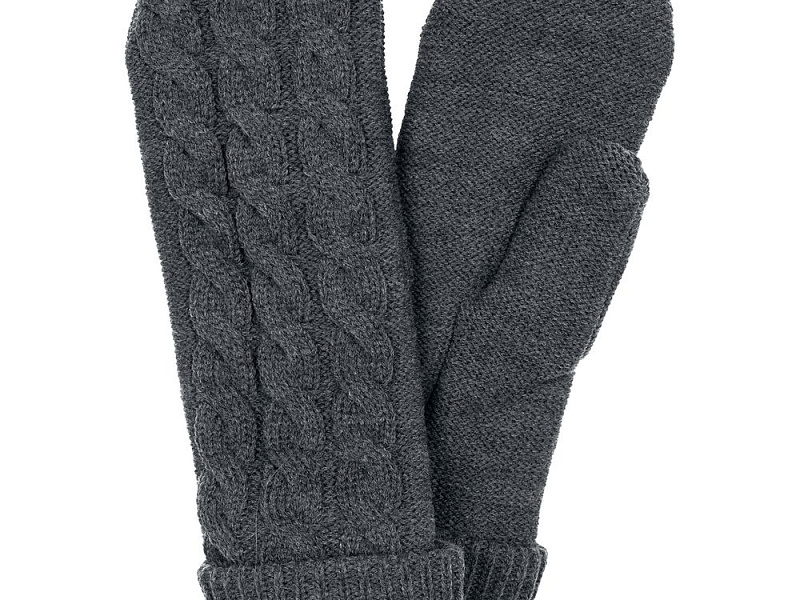 Варежки Heat Trick, серый меланж