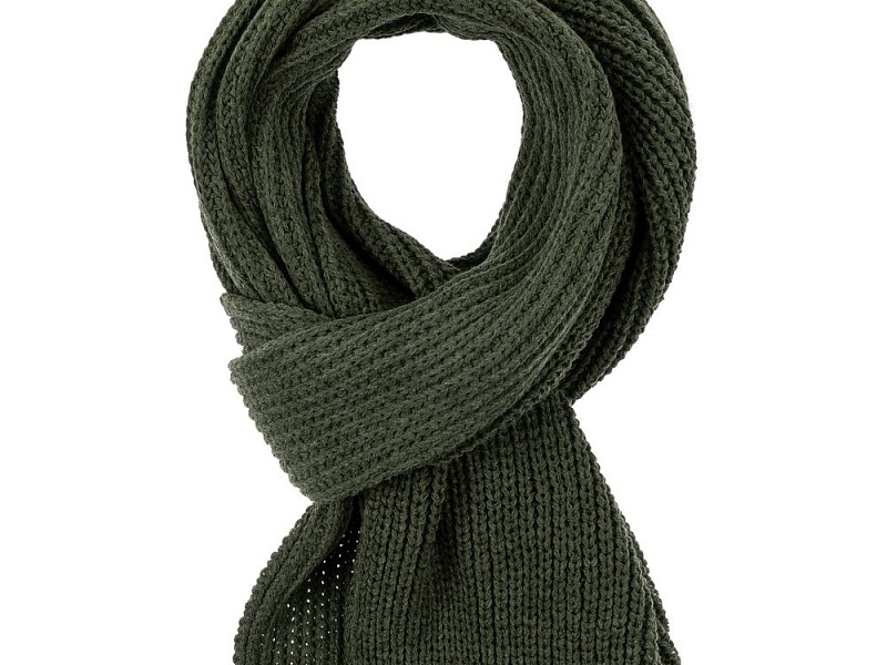 Шарф Nordkyn, зеленый (оливковый)