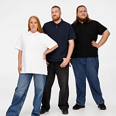 Рубашка поло унисекс Pacific, черная