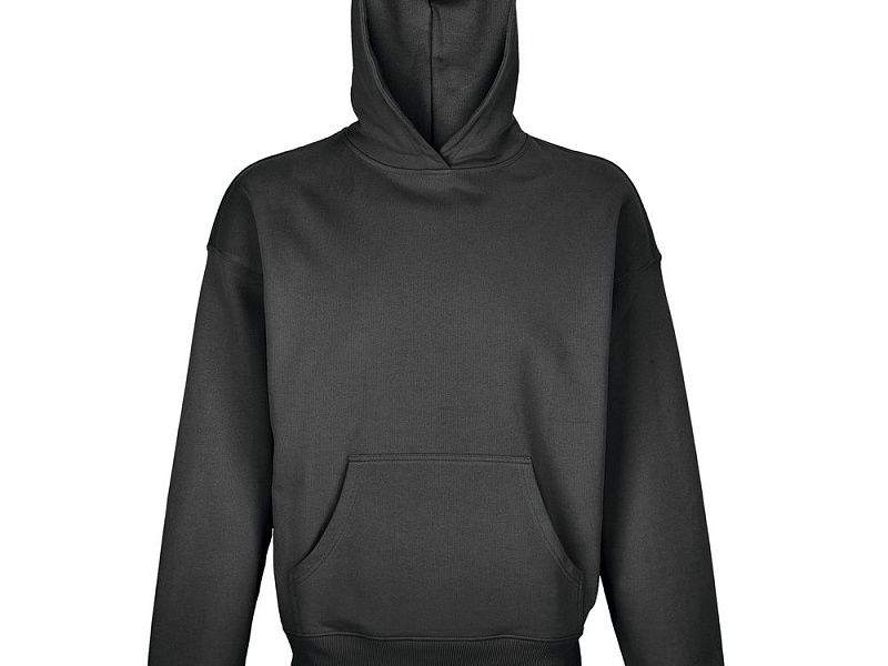 Худи унисекс Connor, темно-серое (графит)