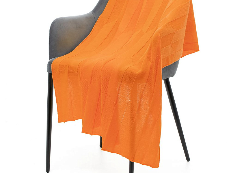 Плед Rombus, оранжевый (апельсин)