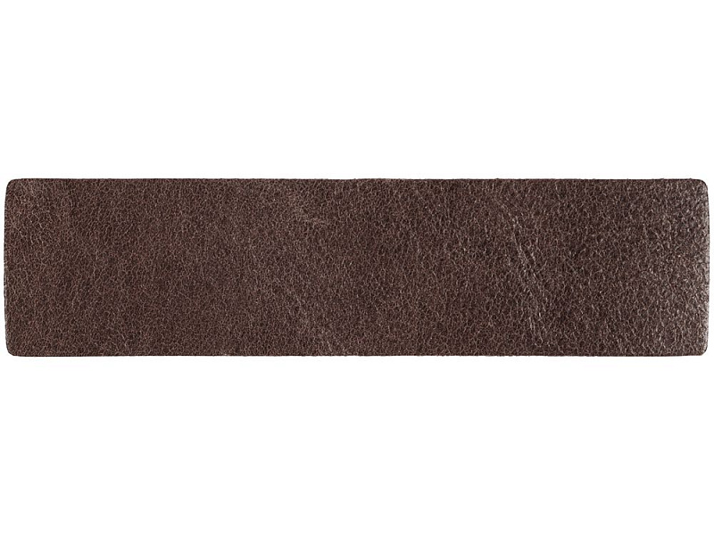 Лейбл кожаный Pasek, S, коричневый