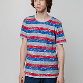 Футболка мужская Rayet двусторонняя, красная с синим