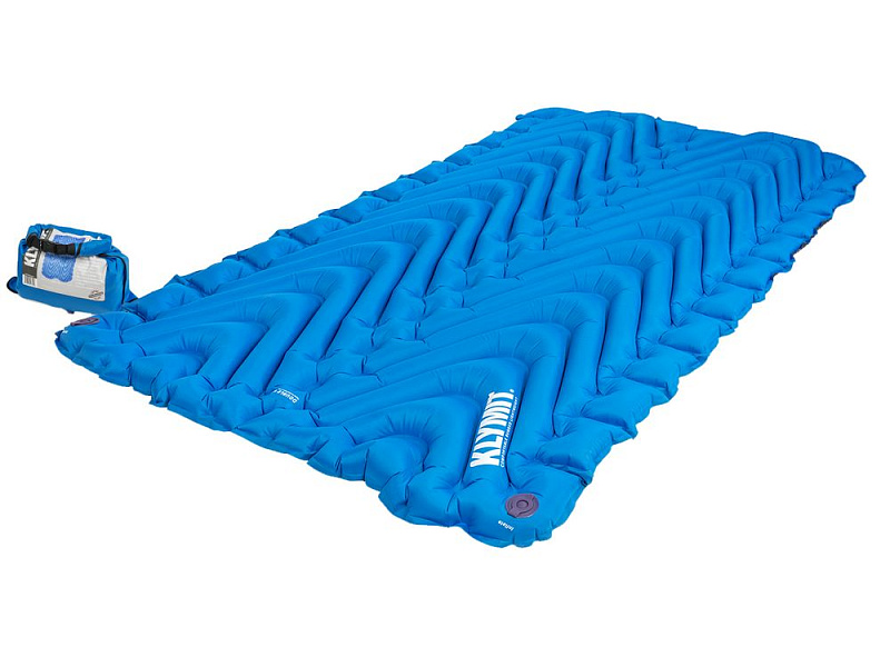 Надувной коврик Static V Double, синий