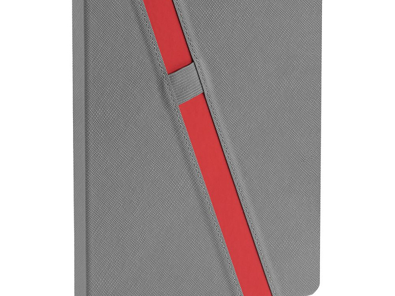 Ежедневник Rubikon на заказ, недатированный серо-красный
