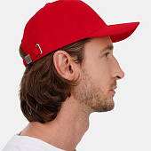 Бейсболка Long Beach, красная