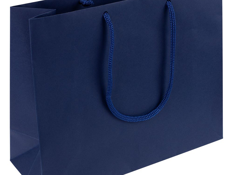 Пакет бумажный Porta S, горизонтальный, благородный синий