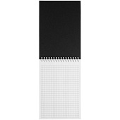 Блокнот Dali Mini в клетку, черный