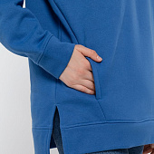 Худи оверсайз унисекс Tolla, синее (джинс)