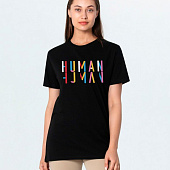 Футболка Human, черная