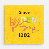 Заготовка из фетра Felt 100, желтая