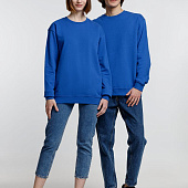 Свитшот унисекс Columbia, ярко-синий