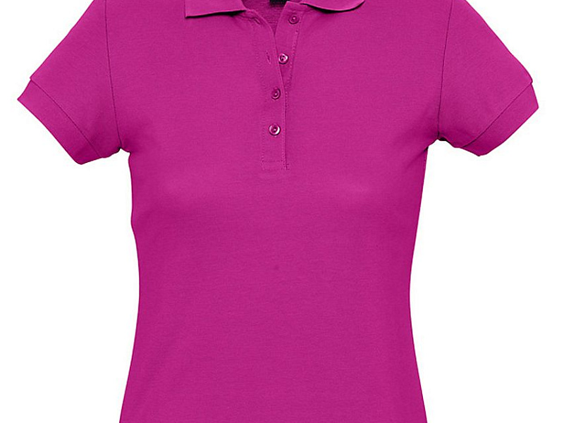 Рубашка поло женская Passion 170, ярко-розовая (фуксия)