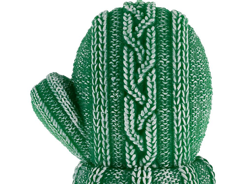 Свеча Kniteam, варежка, зеленая