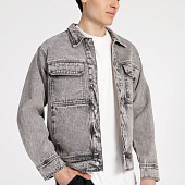 Куртка джинсовая O2, серая