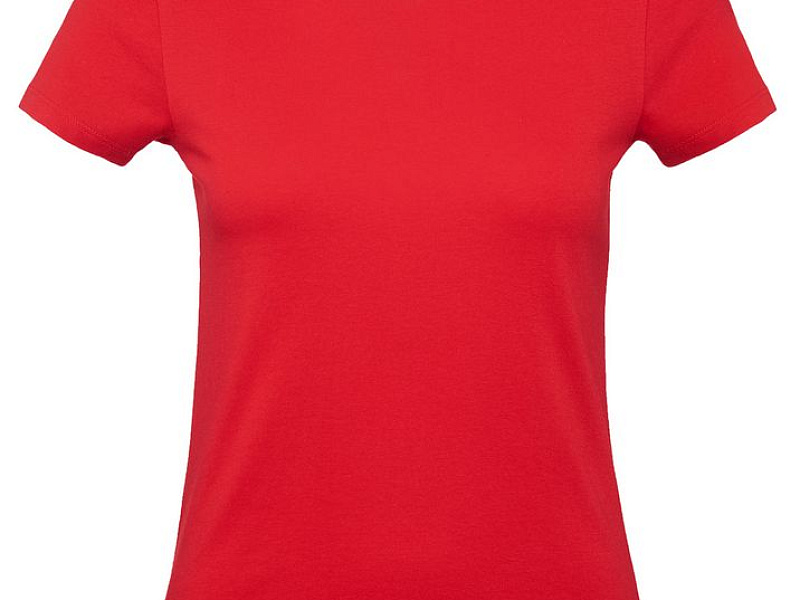 Футболка женская E150, красная