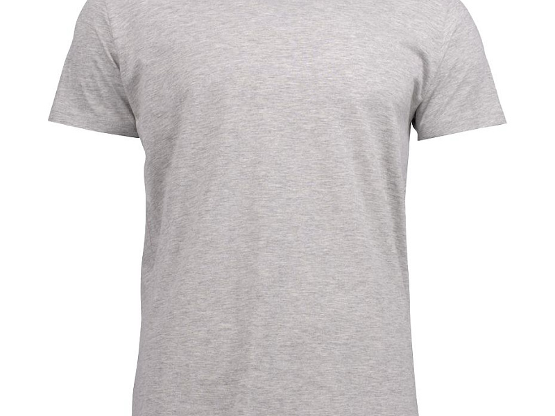 Футболка мужская American U, светлый меланж