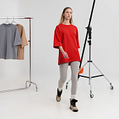 Футболка оверсайз унисекс Kosmos 2.0, красная