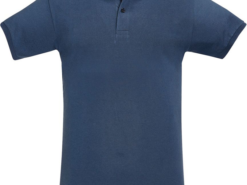 Рубашка поло мужская Perfect Men синий джинс