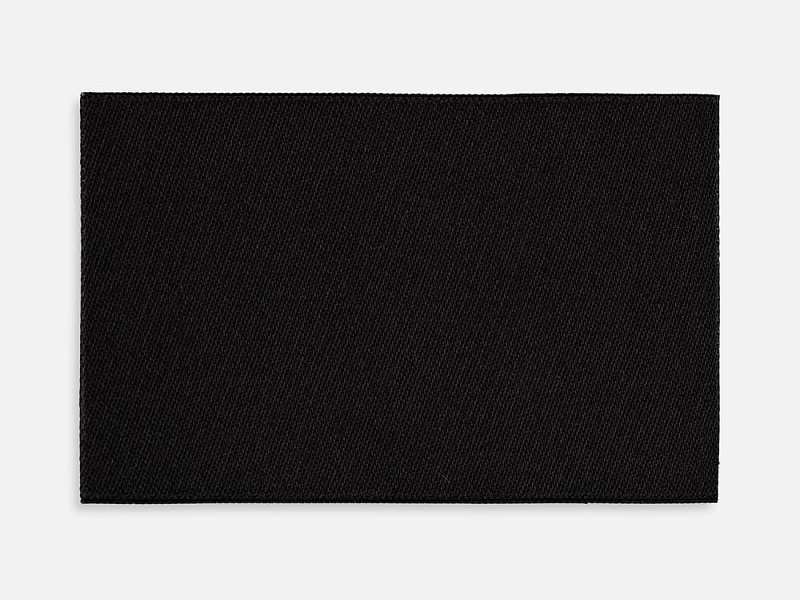 Лейбл тканевый Epsilon, XL, черный