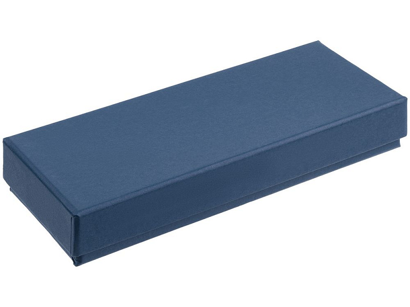 Коробка Notes с ложементом для ручки и флешки, синяя
