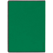 Ежедневник Frame, недатированный, зеленый с серым