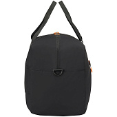 Сумка дорожная Compact Neon, черная с оранжевым