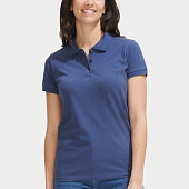 Рубашка поло женская Perfect Women 180 серый меланж