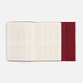 Ежедневник Petrus Flap, недатированный, красный