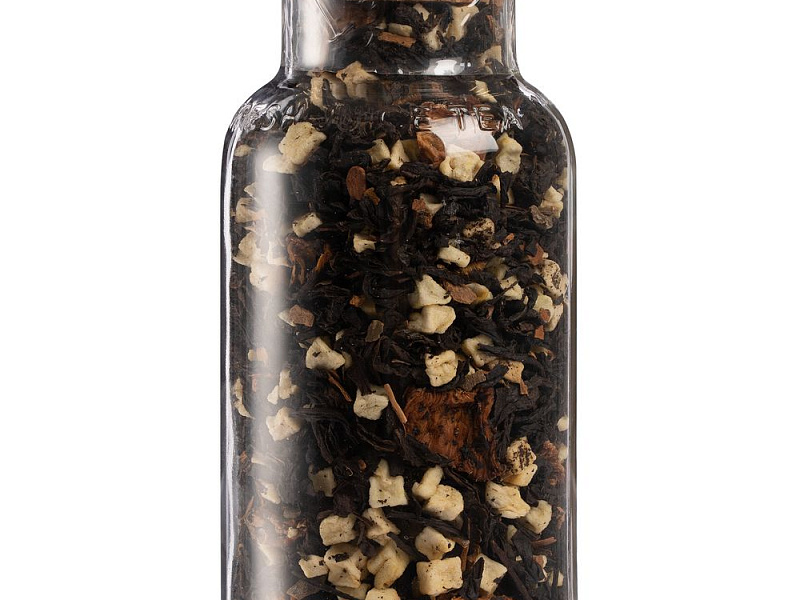 Чай «Сокочай», черный с соком ананаса, с кусочками ананаса, яблока и корицы