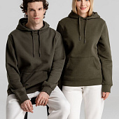 Толстовка с капюшоном унисекс King, хаки