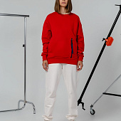 Свитшот унисекс Kosmos 2.0, красный