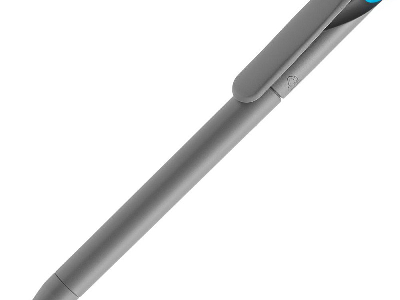 Ручка шариковая Prodir DS1 TMM Dot, серая с голубым