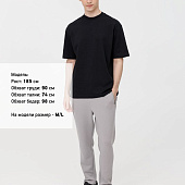 Футболка оверсайз унисекс Sideline, черная