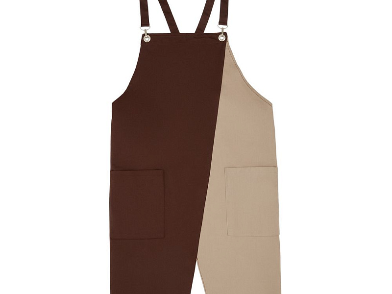 Фартук Picante, коричневый с бежевым