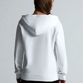 Толстовка на молнии с капюшоном Siverga 2.0, белая